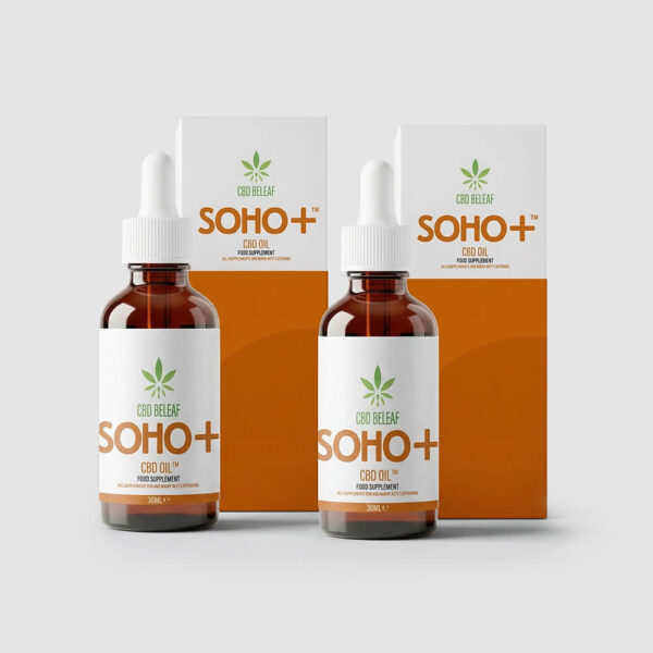 2x10ml Soho+ CBD Oil