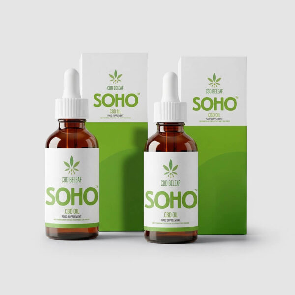 2x10ml Soho CBD Oil