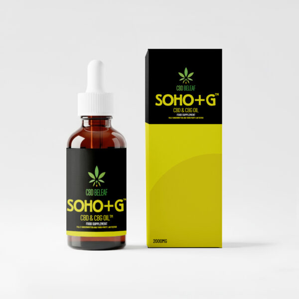 15ml Soho+G CBD & CBG Oil